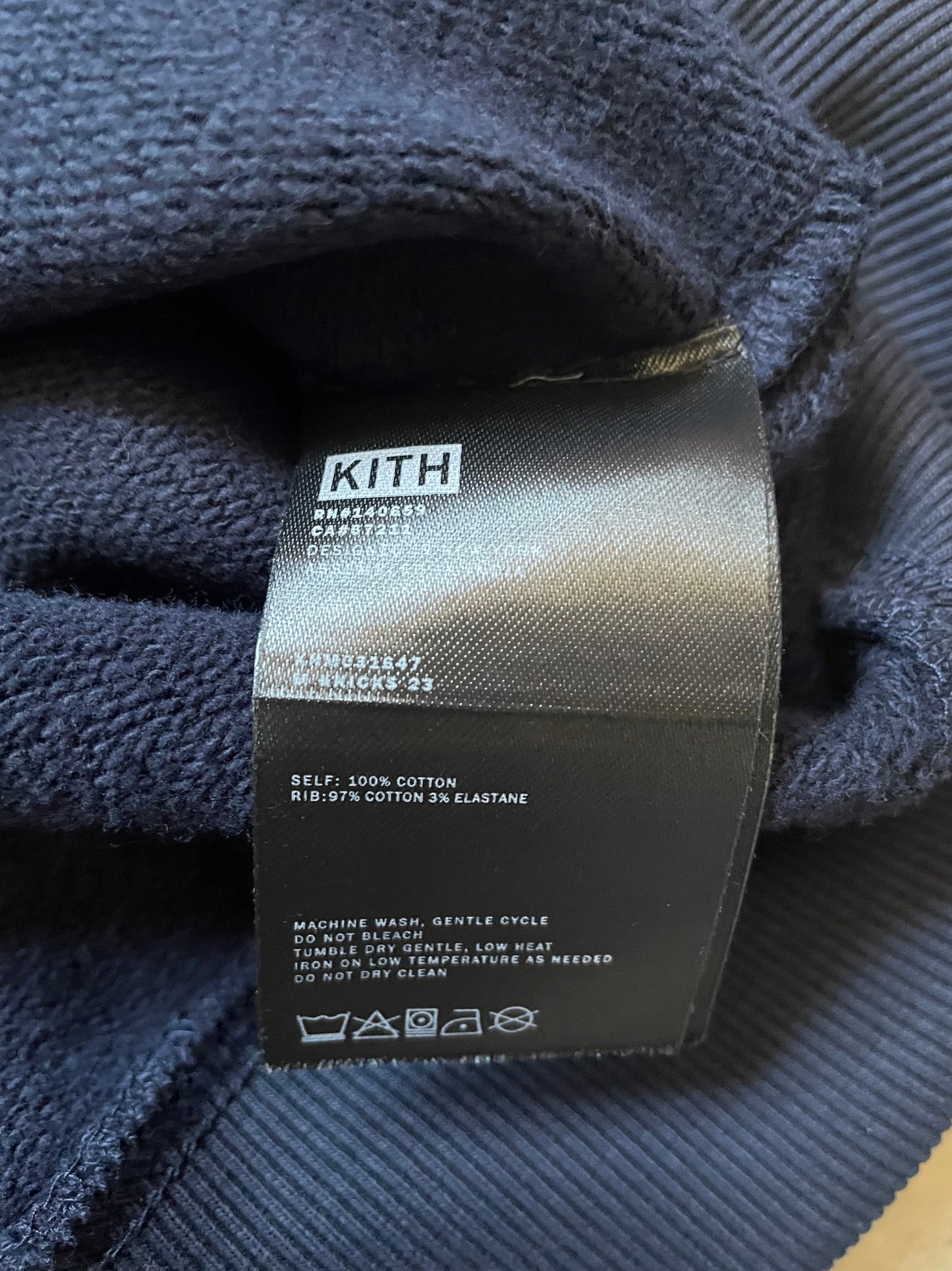 Kith New York Knicks Insignia Nelson Crewneck Nocturnal XL