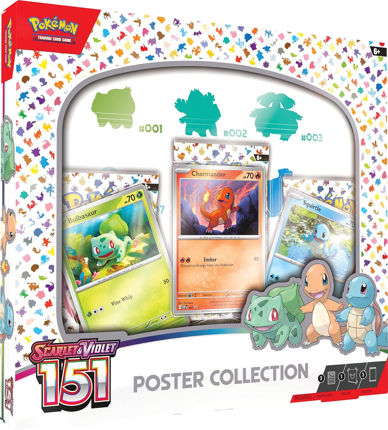 Pokemon TCG: Scarlet & Violet 3.5 Pokemon 151 Poster Collection