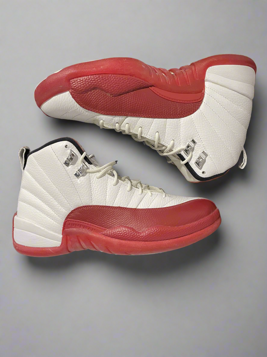 Jordan 12 Retro 2009 Cherry Red White Black 130690 110 Men s Size 9 Itemsnyc LLC