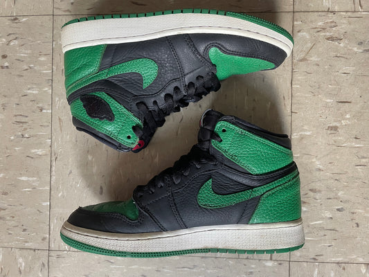 Jordan 1 Retro High OG GS Pine Green 2.0 Basketball Shoes