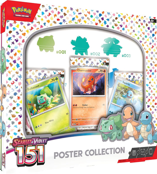 Pokemon TCG: Scarlet & Violet 3.5 Pokemon 151 Poster Collection