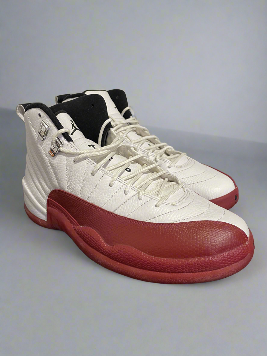 Jordan 12 Retro 2009 Cherry Red White Black 130690-110 Men’s Size 9