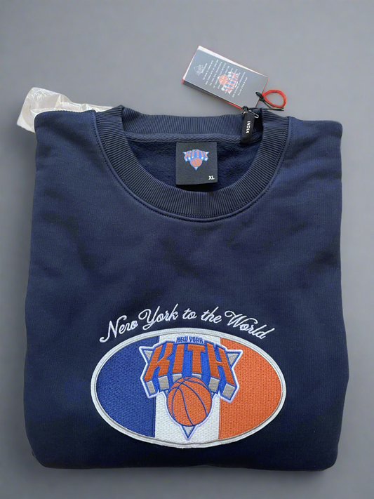 Kith New York Knicks Insignia Nelson Crewneck Nocturnal XL