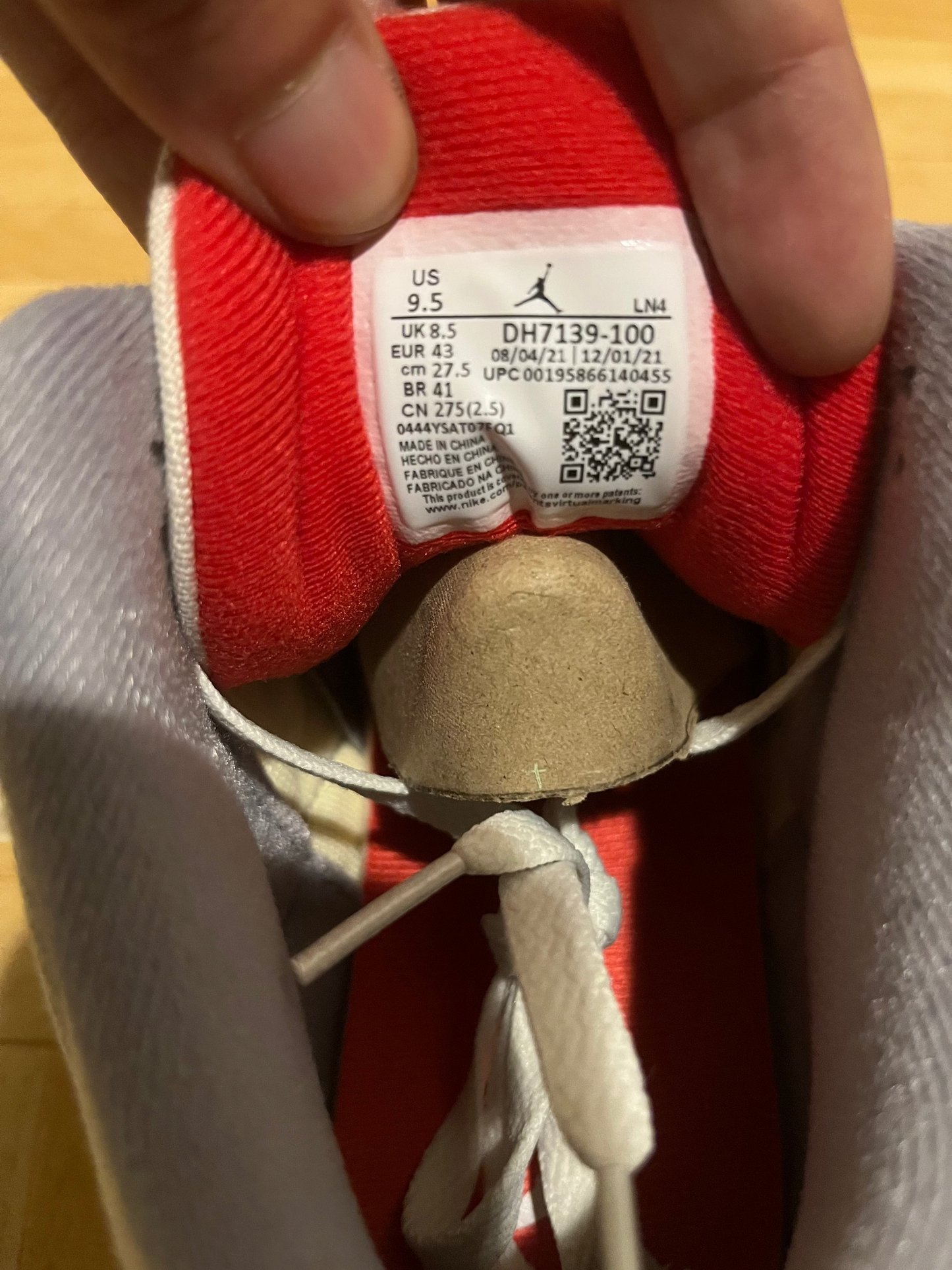 Jordan 3 Retro SE Canvas Muslin White Red Grey Shoes DH7139-100