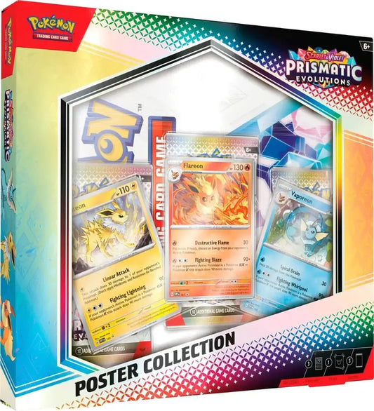 Pokemon TCG: Scarlet & Violet Prismatic Evolutions Poster Collection
